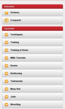 MMA training Screenshot Image