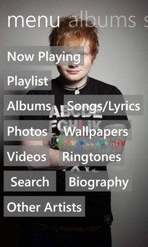 Ed Sheeran Music Screenshot Image