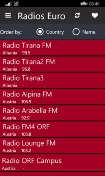 Radios Euro Screenshot Image
