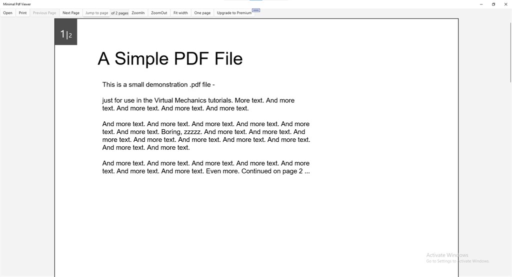 Minimal PDF Viewer Screenshot Image #3