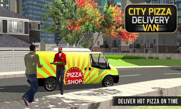 City Pizza Delivery Van 3D - Off Road Driving Duty Screenshot Image