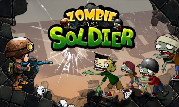 Zombies vs Soldier HD Screenshot Image