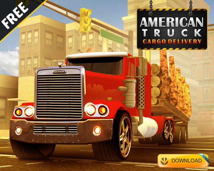 American Truck Cargo Delivery - Town Order Supply Image