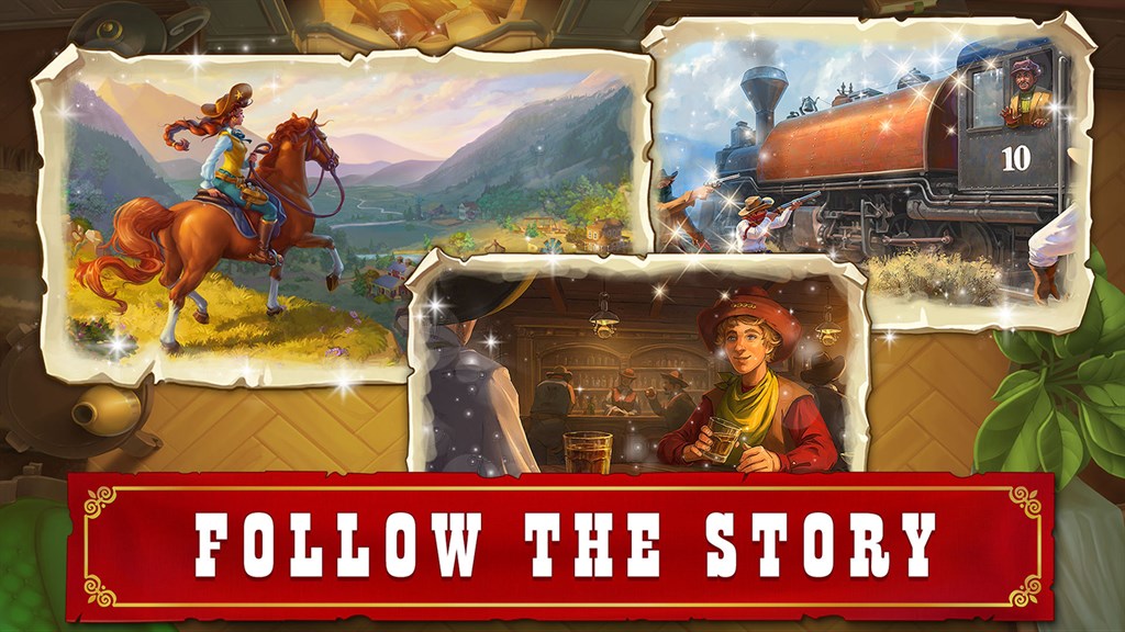 Jewels of the Wild West: Match 3 Puzzle Game Screenshot Image #4