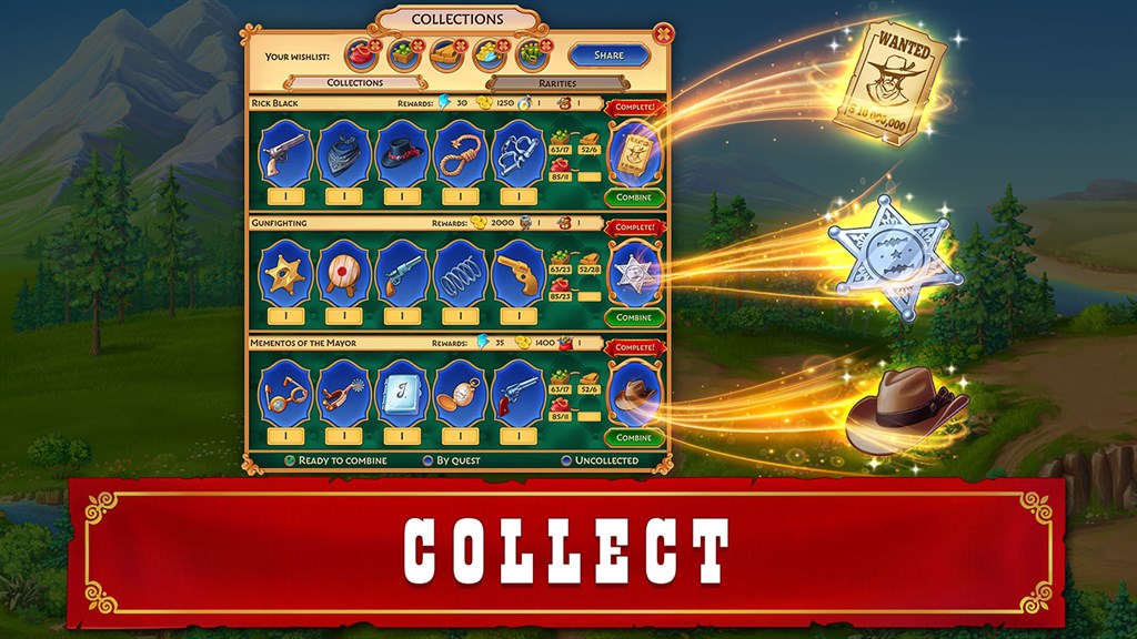 Jewels of the Wild West: Match 3 Puzzle Game Screenshot Image #5
