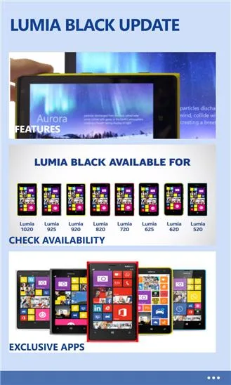 Lumia Black Update Screenshot Image