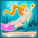 Aqua Mermaid Pink Princess Icon Image