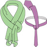 Tie and Scarf Icon Image