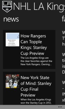 NHL LA Kings Screenshot Image