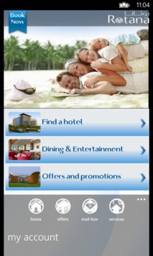 Rotana Hotels Screenshot Image