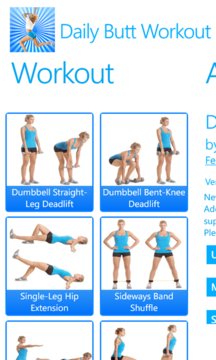 Daily Butt Workout Screenshot Image