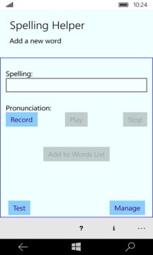 Spelling Helper Screenshot Image