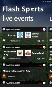 Flash Sports Screenshot Image