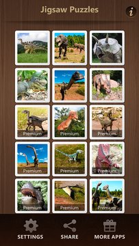Dinosaurs Jigsaw Puzzles Screenshot Image