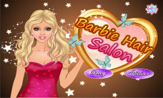 Barbie Hair Salon Screenshot Image