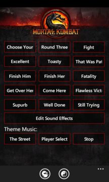 Mortal Kombat Soundboard Screenshot Image