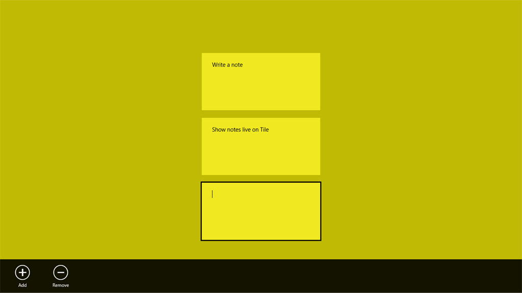 Yellow Note Screenshot Image #1
