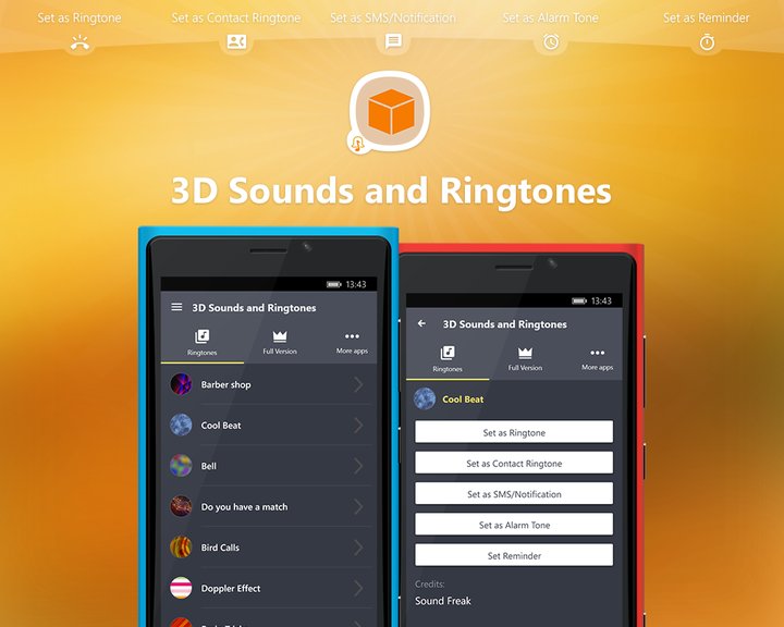 3D Sounds and Ringtones