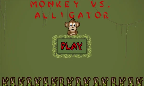 Monkey Vs. Alligator