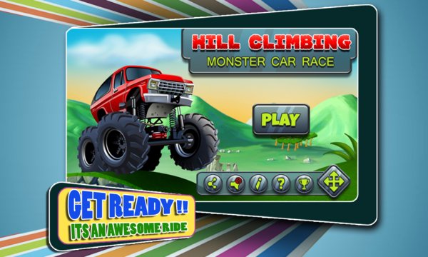 Hill Climbing Monster Car Race Screenshot Image