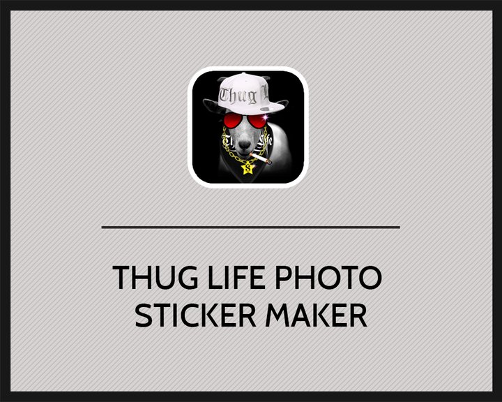 Thug Life Photo Sticker Maker Image
