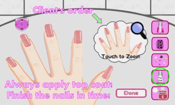 Star Nail Salon Screenshot Image