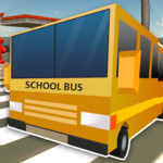 Blocky School Bus Simulator Image