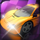 Race in Traffic Icon Image