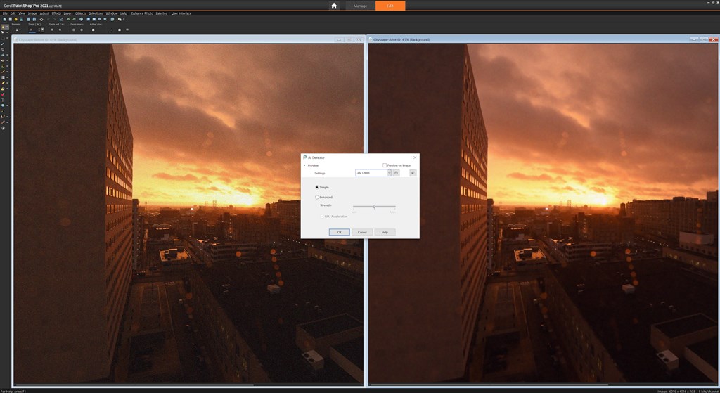 Corel PaintShop Pro Screenshot Image