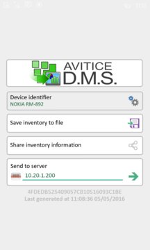 AviTice DMS Agent Screenshot Image