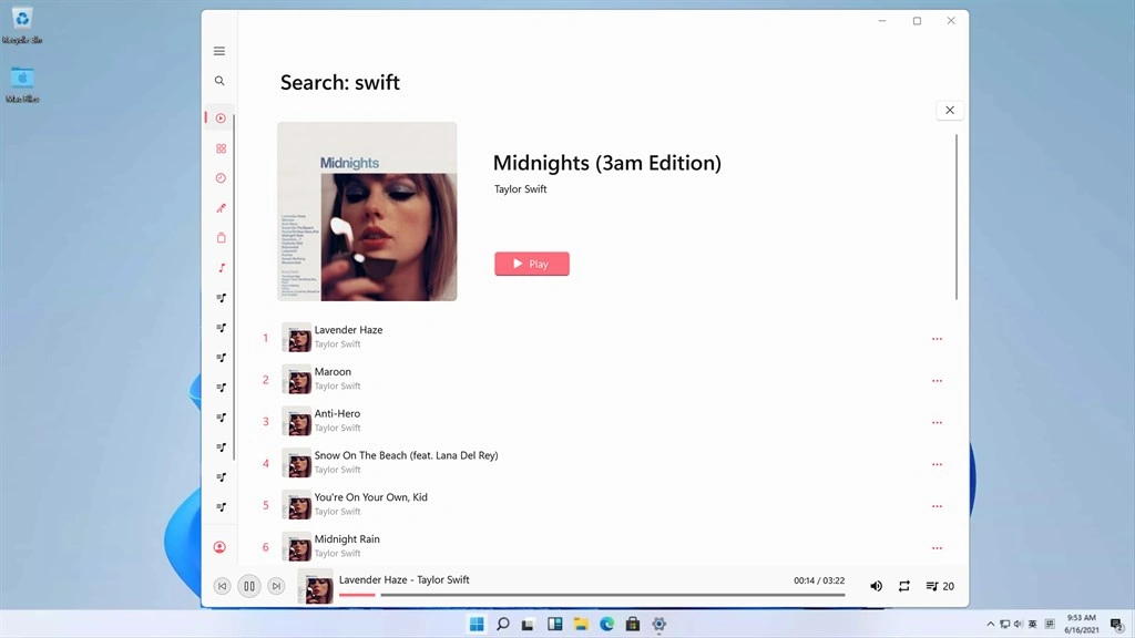 iMusic For Listening Music Screenshot Image