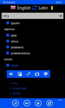 Latin Dictionary App Screenshot 2