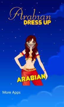 Arabian Princess Dressup