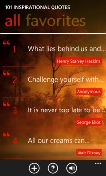 Inspirational Quotes Screenshot Image