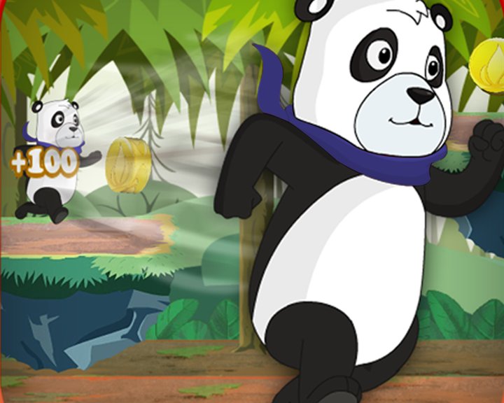 Panda Run HD Image