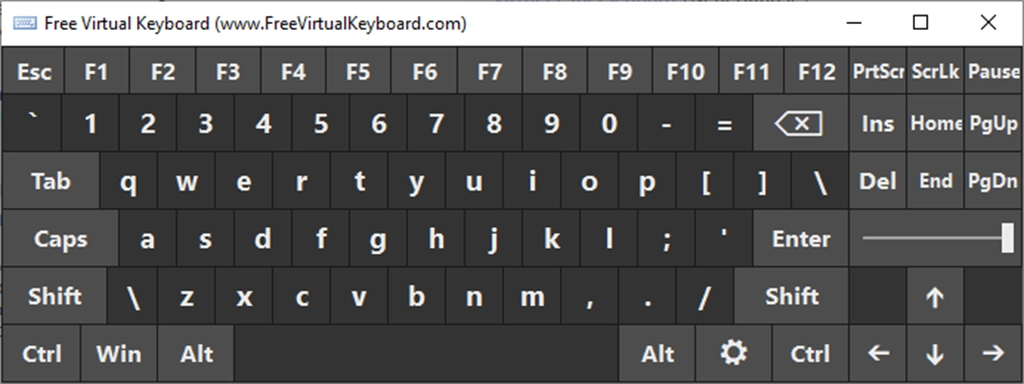 Free Virtual Keyboard Screenshot Image #5