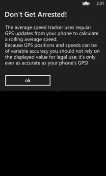 Average Speed Screenshot Image