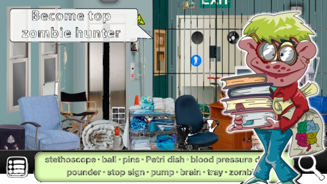 Zombies Escape: Hidden Object game Screenshot Image