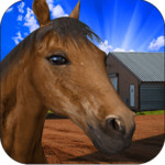 Farm Horse Durby Racing Image