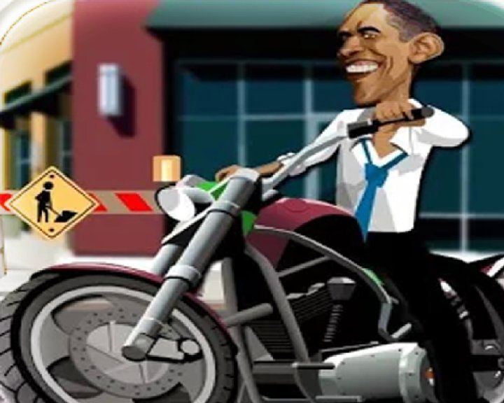 Obama Ride Bike Image
