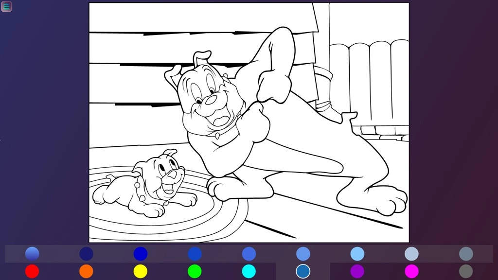 Tom and Jerry Art Games Screenshot Image