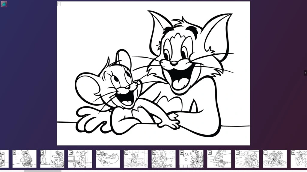 Tom and Jerry Art Games Screenshot Image #7