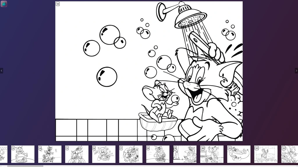 Tom and Jerry Art Games Screenshot Image #9