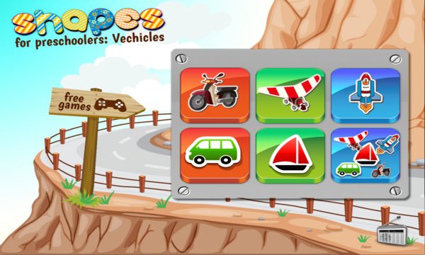 Shapes Vehicles App Screenshot 1