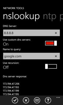 Network Tools Screenshot Image