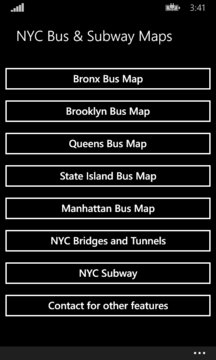 NYC Bus & Subway Maps Screenshot Image