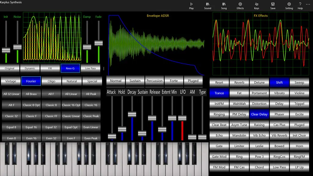 Karplus Synthesizer Screenshot Image #3