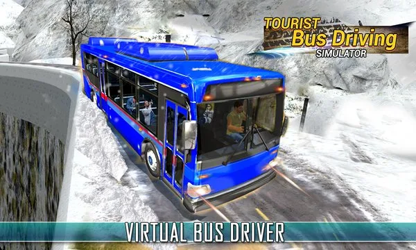 Tourist Bus Driving Simulator - Hill Top Road Ride Screenshot Image