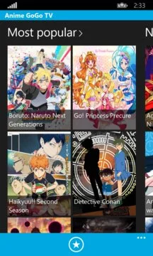Anime GoGo TV for Windows Phone Screenshots - Appx4Fun
