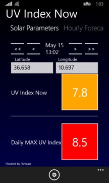 UV Index Now Screenshot Image